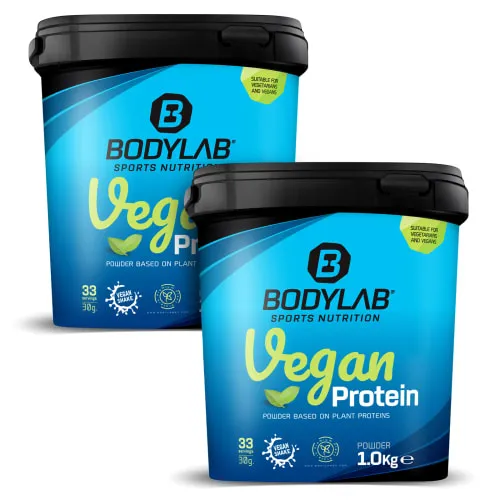 Bodylab24 2 x Bodylab24 Vegan Protein (1000g) – Produktbild 1 von 7