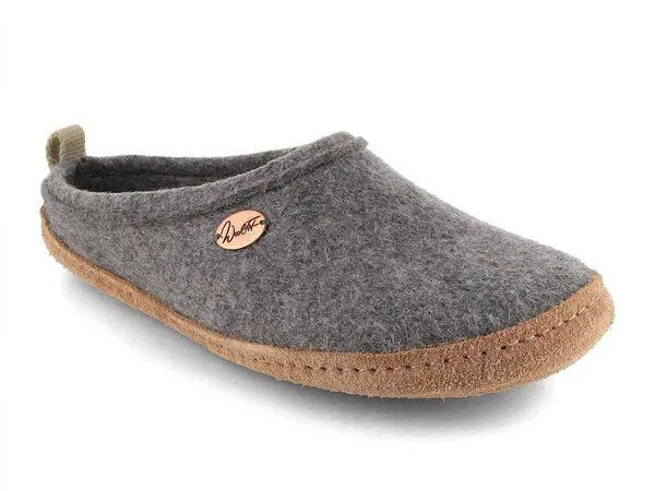 WoolFit WoolFit Tundra - Nachhaltige Hausschuhe für Damen und Herren, Hell grau, – Produktbild 2 von 4