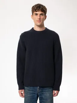 Nudie Jeans Nudie Jeans Strickpullover - August Rib Wool - aus biologischer Wolle – Produktbild 1 von 1