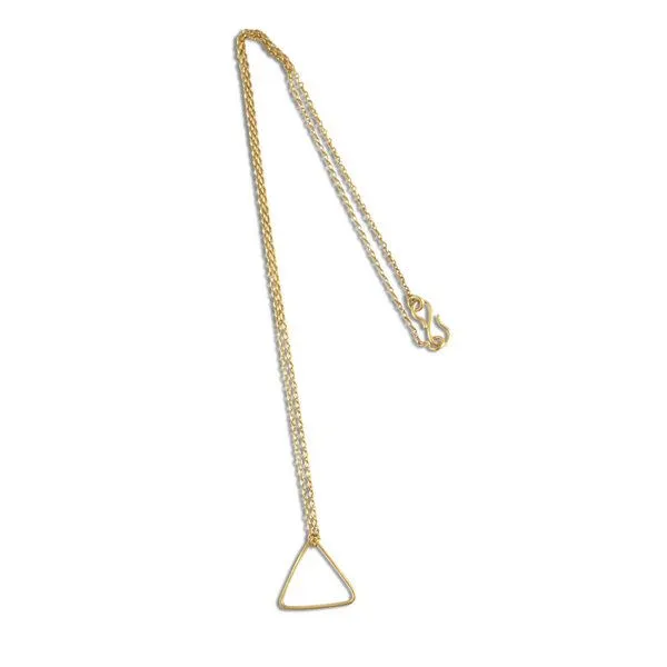 ting goods ting goods Halskette Single Shape aus Messing oder Silber – Produktbild 1 von 8