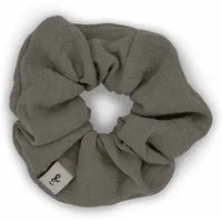 Hutch Putch Hutch&Putch Musselin-Scrunchie • Erwachsene, Anthrazit, – Produktbild 1 von 1