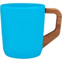 Keramiktasse "Woody" 330 ml, blue – Produktbild 1 von 1