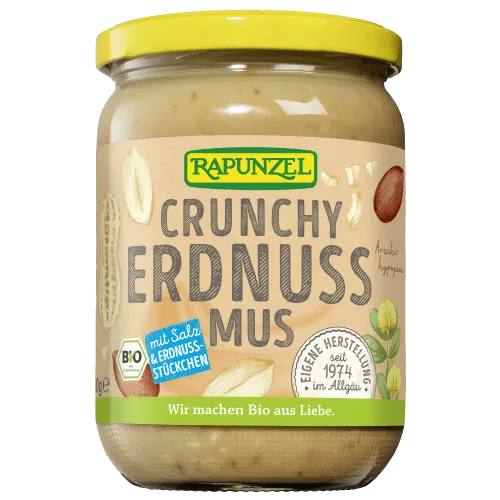 RAPUNZEL Erdnussmus Crunchy mit Salz bio (500g) – Produktbild 1 von 1