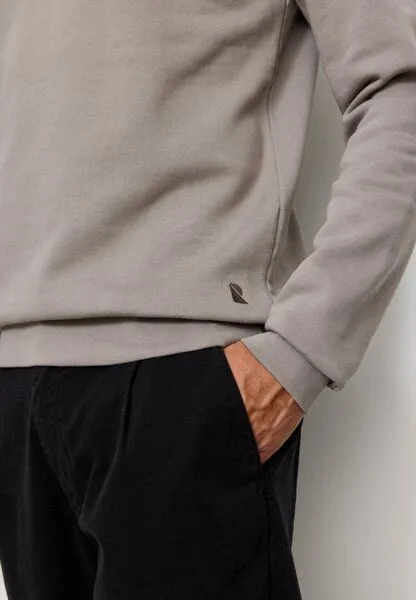 recolution Herren Sweatshirt aus Bio-Baumwolle - TAMARILLO - recolution, Greige (grau), – Produktbild 3 von 4