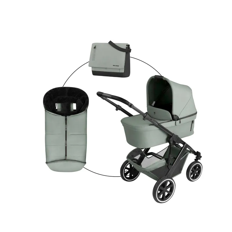 ABC Design ABC Design Kombikinderwagen Salsa 5 Air inkl. Wickeltasche und Fußsack gruen, Gruen, – Produktbild 1 von 1