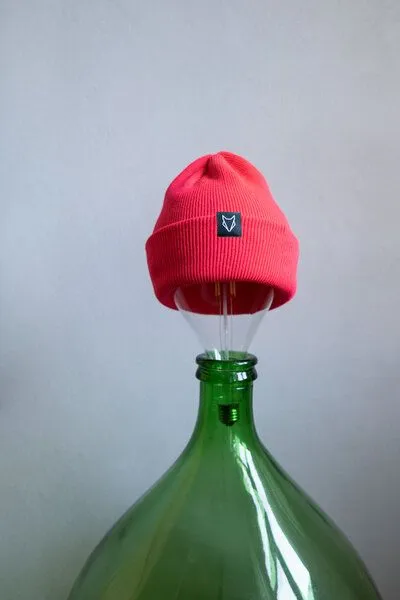 VEROIKON VEROIKON Merino-Beanies Farbfuchs, Neonpink, – Produktbild 2 von 2