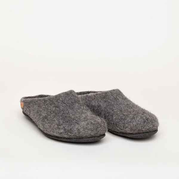 Magicfelt Magicfelt Filz-Hausschuh 719 aus 100% seltenen Wollen Pantoffel für Damen & Herren, Tiroler steinschaf, – Produktbild 1 von 3