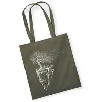 Life Tree Life-Tree Tasche aus Biobaumwolle Fairwear "Maple Island" für in Grün/Blau/Weiß/Rot, Grün, – Produktbild 1 von 1