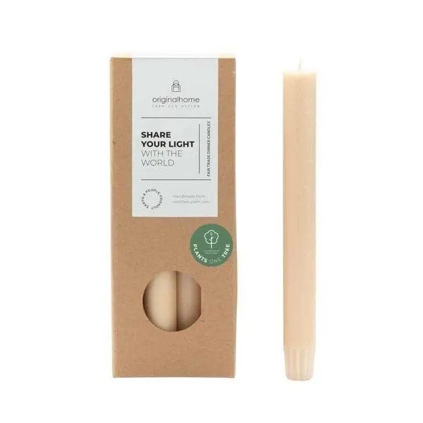 Originalhome Originalhome Gute Stabkerzen für bewusste Geschenke - paraffinfrei & vegan, Beige, – Produktbild 1 von 2