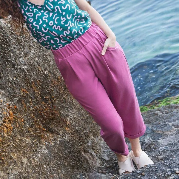 WiDDA berlin WiDDA berlin Hose mit Bundfalten JUPP, Pink, – Produktbild 2 von 3