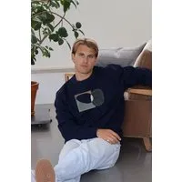 Kultgut Kultgut PRE-Order Artdesign - Biofair Sweatpullover / Geometric, Navy, – Produktbild 1 von 1