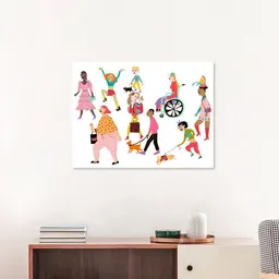 Photocircle Photocircle Poster / Leinwandbild - People Walking (expended version) – Produktbild 1 von 1