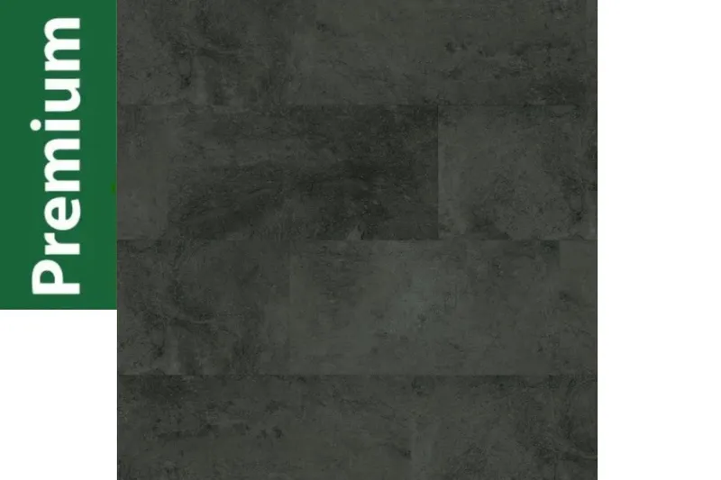 woodstore24 Premium 3D, 5,5 mm Klick Vinyl (SPC) mit antibakterieller Trittschalldämmung, Steinfliesenoptik anthrazit, 609,6 x 304,8 mm, 0,3 mm Nutzschicht, (2,23 m² / Paket) – Produktbild 1 von 1