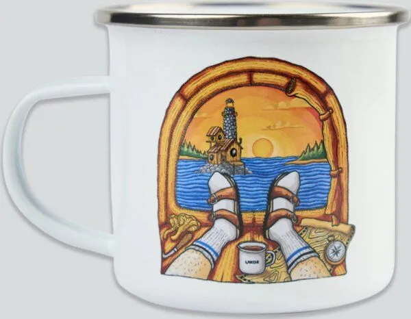 LAKOR LAKOR Room with a View Emaille Tasse – Produktbild 2 von 4