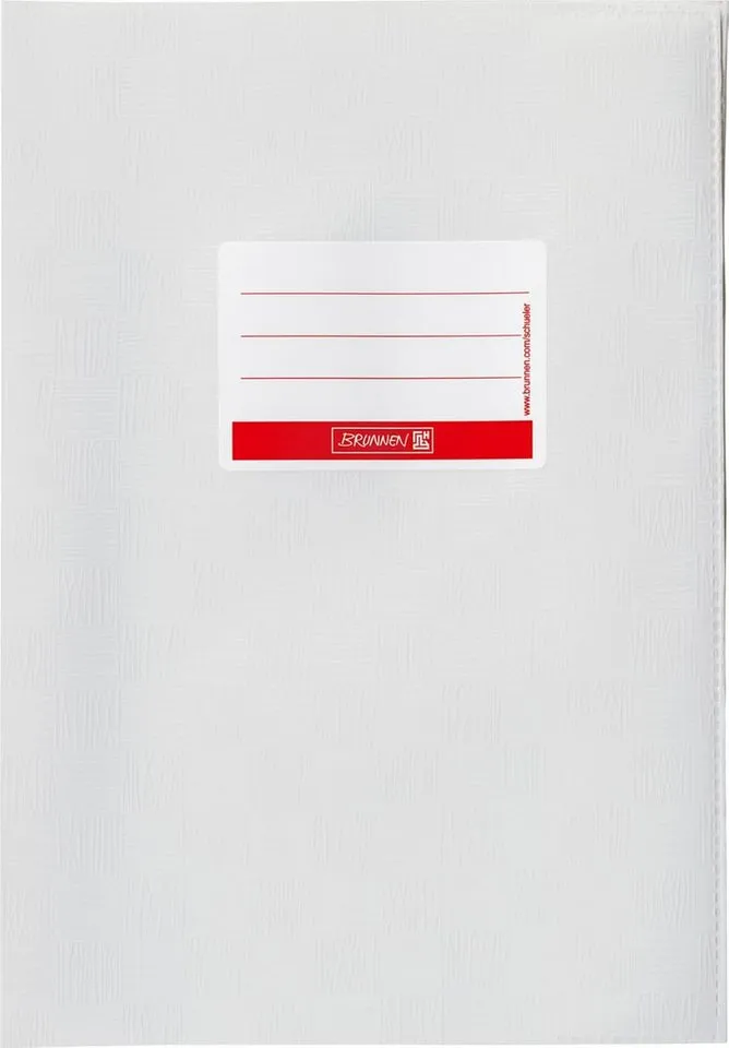 BRUNNEN BRUNNEN Heftumschlag aus Polypropylen DIN A4, Weiß, – Produktbild 2 von 2