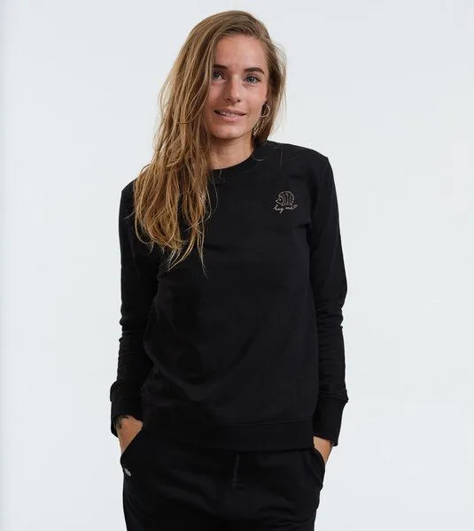 Gary Mash GARY MASH Sweatshirt Anoka Hug me aus Biobaumwolle, Schwarz, – Produktbild 2 von 4