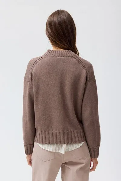 People Wear Organic People Wear Organic Strick Pullover, Natural, – Produktbild 2 von 4