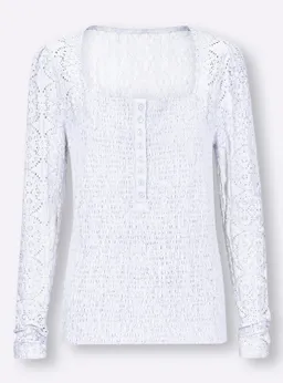 heine Langarmshirt weiß – Produktbild 1 von 1
