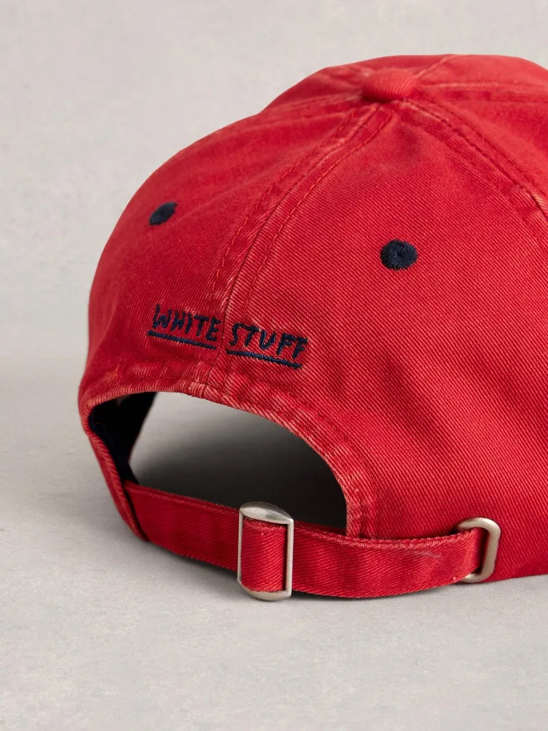 White Stuff Bestickte Baseballkappe - Einheitsgröße, Rot multi, – Produktbild 2 von 2