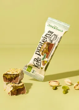 KoRo Vegan Bio Protein Bar Pistachio White Choc | 45 g – Produktbild 1 von 1