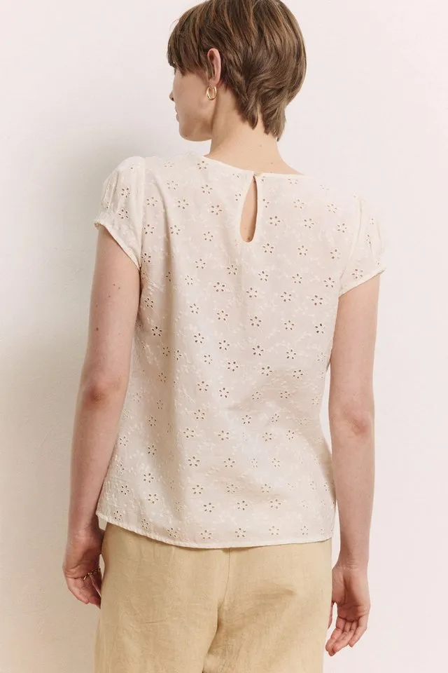 Tranquillo Tranquillo Bluse Elinaa aus Bio-Baumwolle (GOTS) - white / 40 – Produktbild 4 von 7