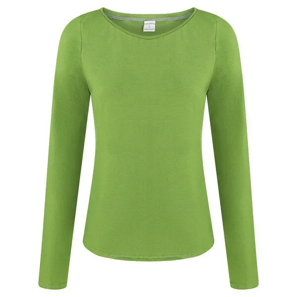 Frija Omina Frija Omina Bio Longsleeve "Ubu", Verde (grün), – Produktbild 1 von 2