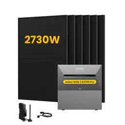 Anker Anker SOLIX Solarbank 3 E2700 Pro Solaranlage, mit 6 x 455W Bifazialen Solarmodulen, by Powerness - 5.4kWh / 1 x Smart Meter / Standardversand – Produktbild 1 von 1