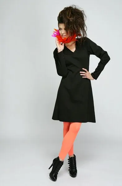 Göttin des Glücks Göttin des Glücks Satin-Kleid Kassiopeia – Produktbild 1 von 1