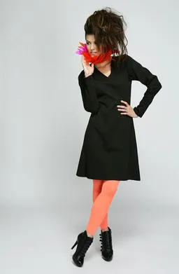 Göttin des Glücks Göttin des Glücks Satin-Kleid Kassiopeia – Produktbild 1 von 1