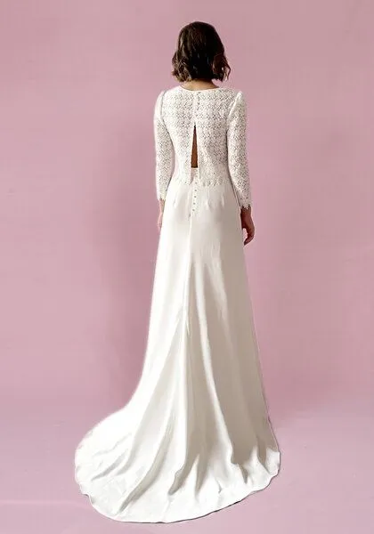 Atelier SNOW Atelier SNOW Zweiteiliges Brautkleid Aster-Heather – Produktbild 4 von 4