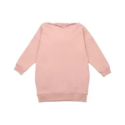 Walkiddy Kinder Kapuzenkleid GOTS zertifiziert, Bio-Baumwolle, rosa, „Cat Pink“, weich & bequem, Langarm – Walkiddy – Produktbild 1 von 1