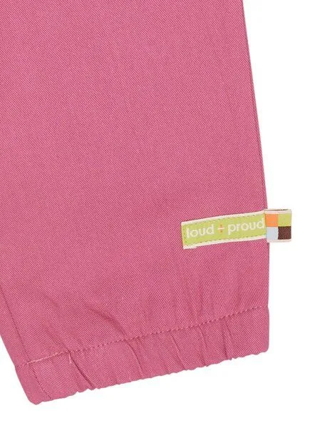loud + proud loud + proud Babys & Kinder Wasserabweisende Hose, GOTS-zertifiziert, Rouge(pink), – Produktbild 3 von 4
