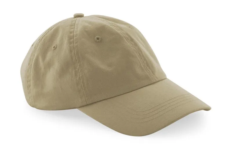 Beechfield Beechfield Baseball Cap Organic Cotton 6 Panel Dad Cap, Graphite grey, – Produktbild 3 von 4