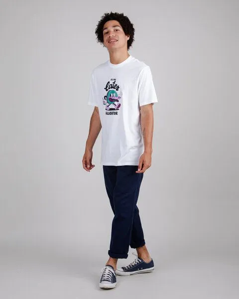 Brava Fabrics Brava Fabrics T-Shirt Yeye Alligator, Regular white, – Produktbild 4 von 5