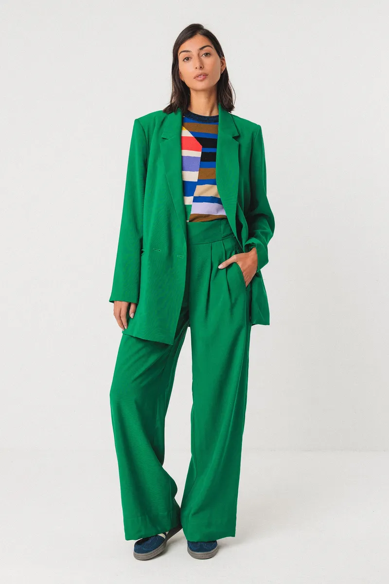 SKFK SKFK Damen vegan Blazer Atxa Grün, Grün, – Produktbild 2 von 3