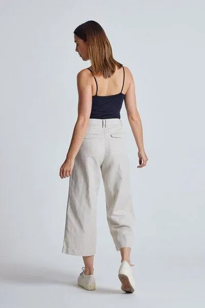 Flax and Loom Flax and Loom Leinen Culotte Betty, Natural (weiß), – Produktbild 7 von 7