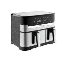 Tefal Jamie Oliver by Tefal Heißluftfritteuse "Dual Easy Fry & Grill EY90JDE", schwarz/silber – Produktbild 1 von 1