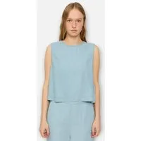 Mazine Mazine Denim Top Naturfaser Lyocell, Farbe light blue wash – Produktbild 1 von 1