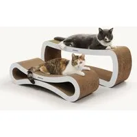 PetRhein PetRhein Kratzpappe Ascent Paw weiß – Produktbild 1 von 1
