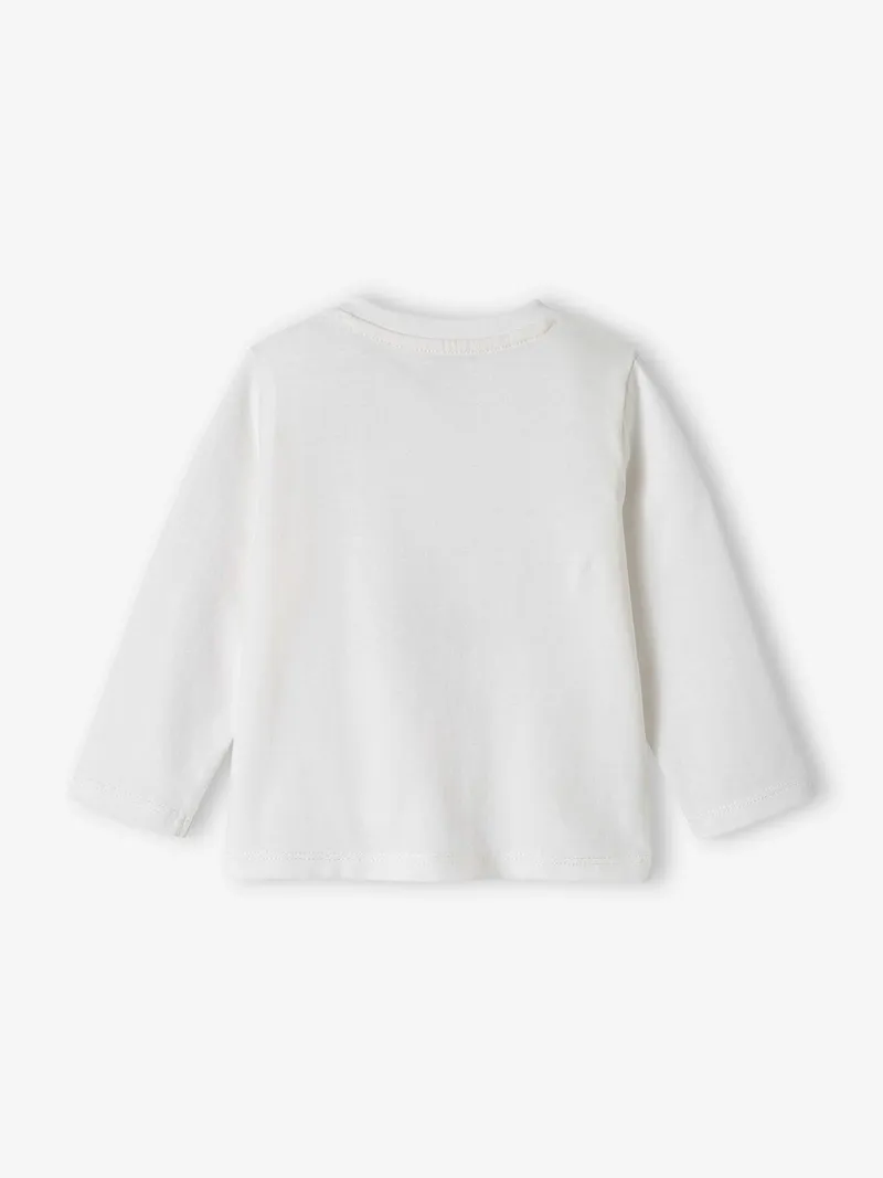 Vertbaudet Jungen Baby Shirt, Wollweiß, – Produktbild 3 von 3