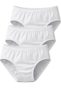 Haasis Bodywear Haasis Bodywear Damen Maxi Slip m. Glanzgummi, 3er Pack, Bio Baumwolle – Produktbild 1 von 1