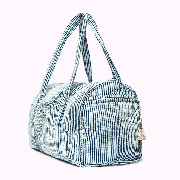 KIKOONI KIKOONI handgefertigte große Baumwolltasche "K. Shopper", Seaside, – Produktbild 3 von 4