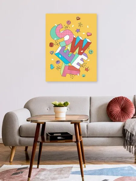 Photocircle Photocircle Poster / Leinwandbild - SWEET - 3D type – Produktbild 2 von 4