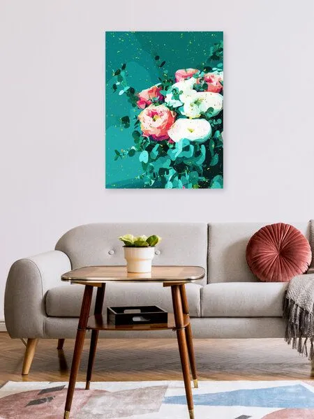 Photocircle Photocircle Poster / Leinwandbild - Floral & Confetti – Produktbild 2 von 4