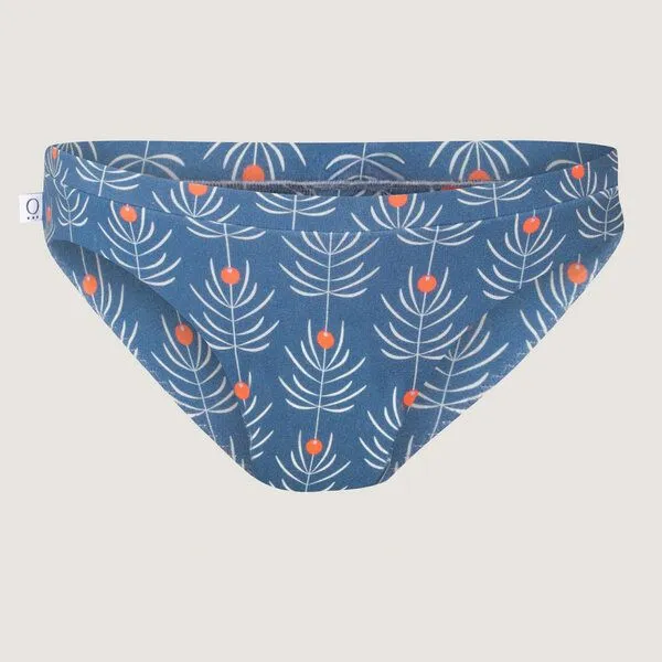 Frija Omina Frija Omina Bikini-Hose Fjorde aus Baumwolle, Korte blau, – Produktbild 1 von 3