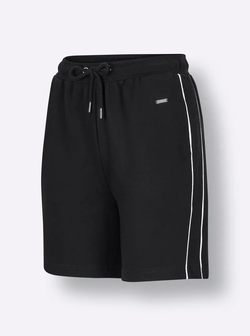 feel good Hose kurz, Schwarz-weiß, – Produktbild 1 von 2