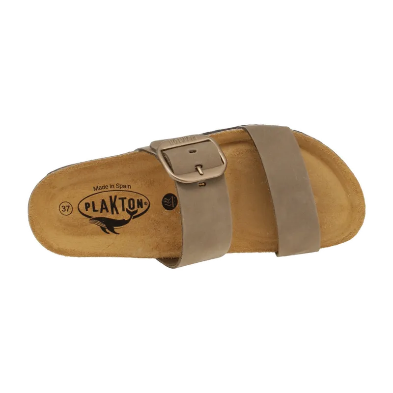 Plakton Plakton 183004 Rock Nobuck - Damen Schuhe Pantoletten - Kaki für Damen, Grün, – Produktbild 5 von 5
