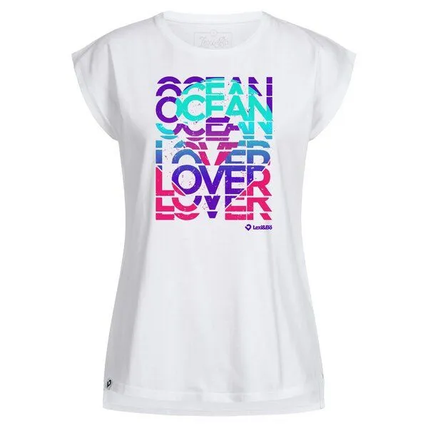 Lexi&Bö Lexi&Bö Ocean Lover Beach Shirt Damen, Weiß, – Produktbild 1 von 2