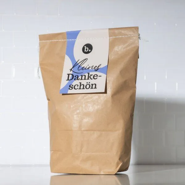 brotstoff brotstoff Geschenkset - Brotbeutel mit Brotbackmischung im Glas + Nachfüllpaket – Produktbild 1 von 8