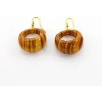 Mitienda Shop Mitienda Shop Ohrringe aus Holz | Ohrschmuck breit – Produktbild 1 von 1